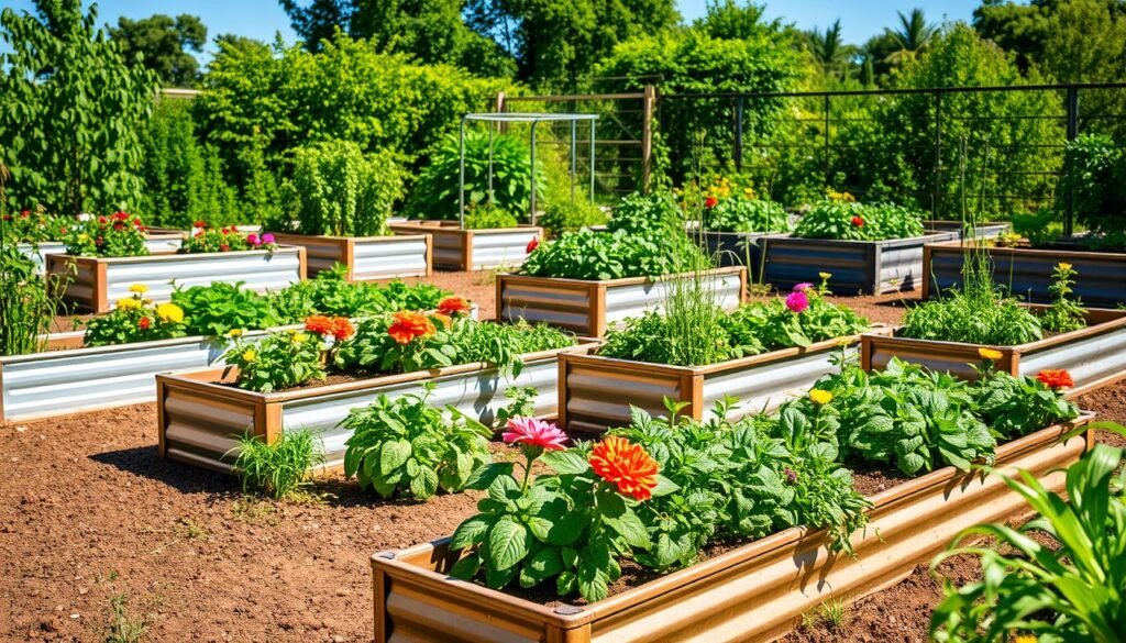 elevated planting boxes